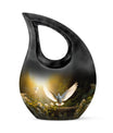 Dove Bird Cross Drop urn