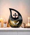 Dove Bird Cross Drop urn