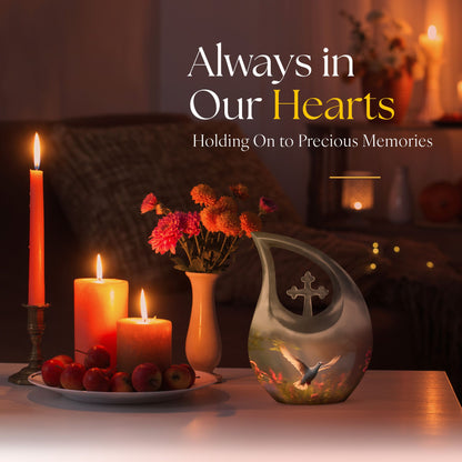 10 Inch Dove Bird Urn