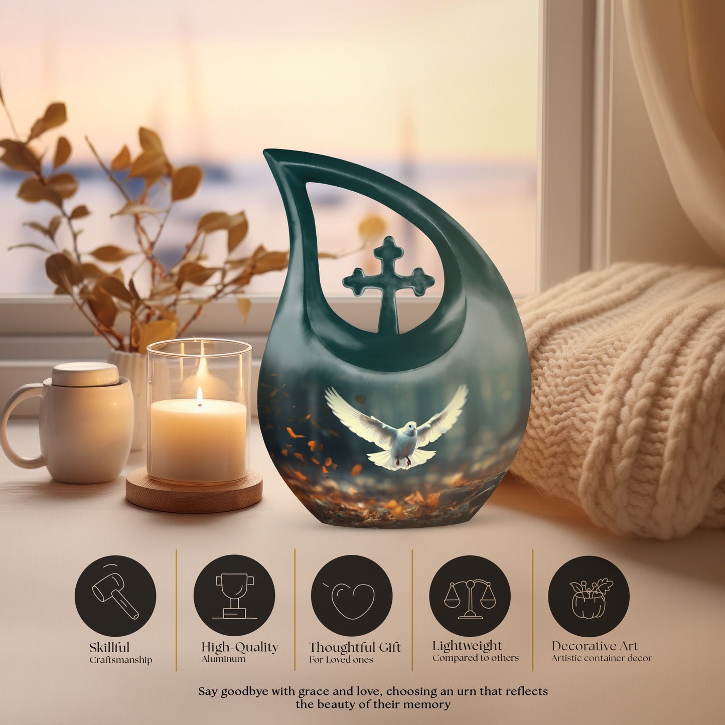 Dove Bird Urn