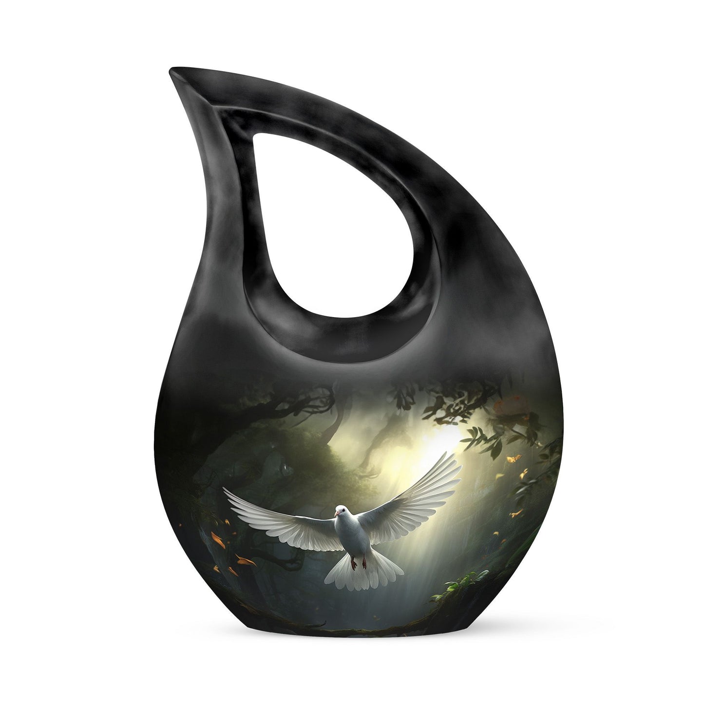 Aluminium Dove Bird Urn