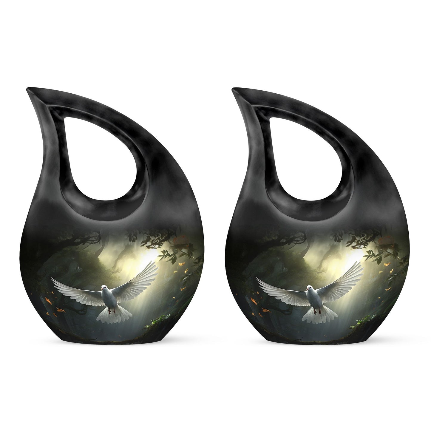 Aluminium Dove Bird Urn