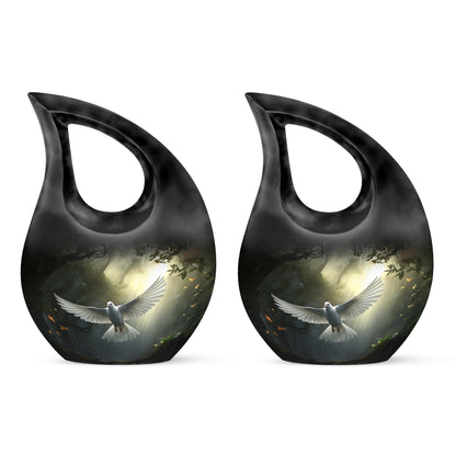 Aluminium Dove Bird Urn