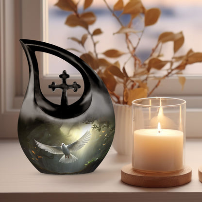 Aluminium Dove Bird Urn