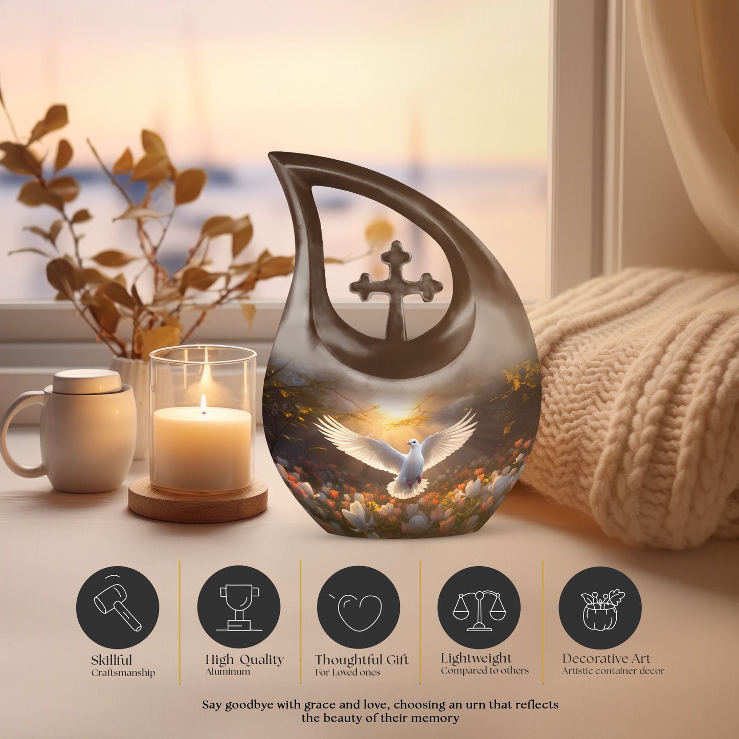 Dove Bird Urn