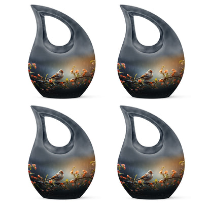 Personalized Bird Cremation Urn for Human Ashes - 10-inch, 200 cu in - Yatskia