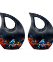 Bluebird Cremation Urn for Human Ashes - Memorial Urn for Mom or Dad