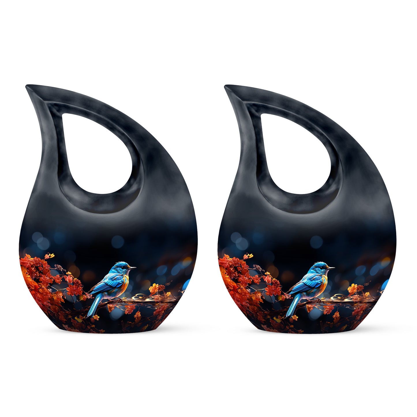 Personalized Bird Cremation Urn for Mom - 10-inch, 3 cu in - Yatskia