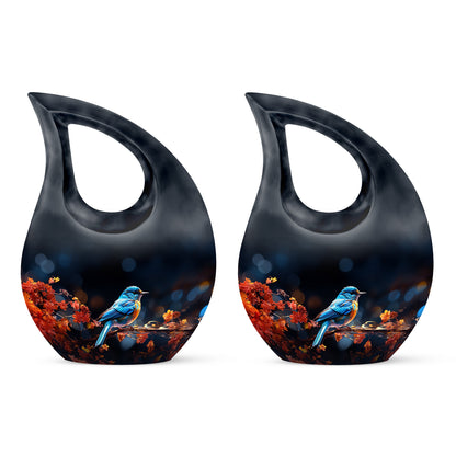 Personalized Bird Cremation Urn for Mom - 10-inch, 3 cu in - Yatskia