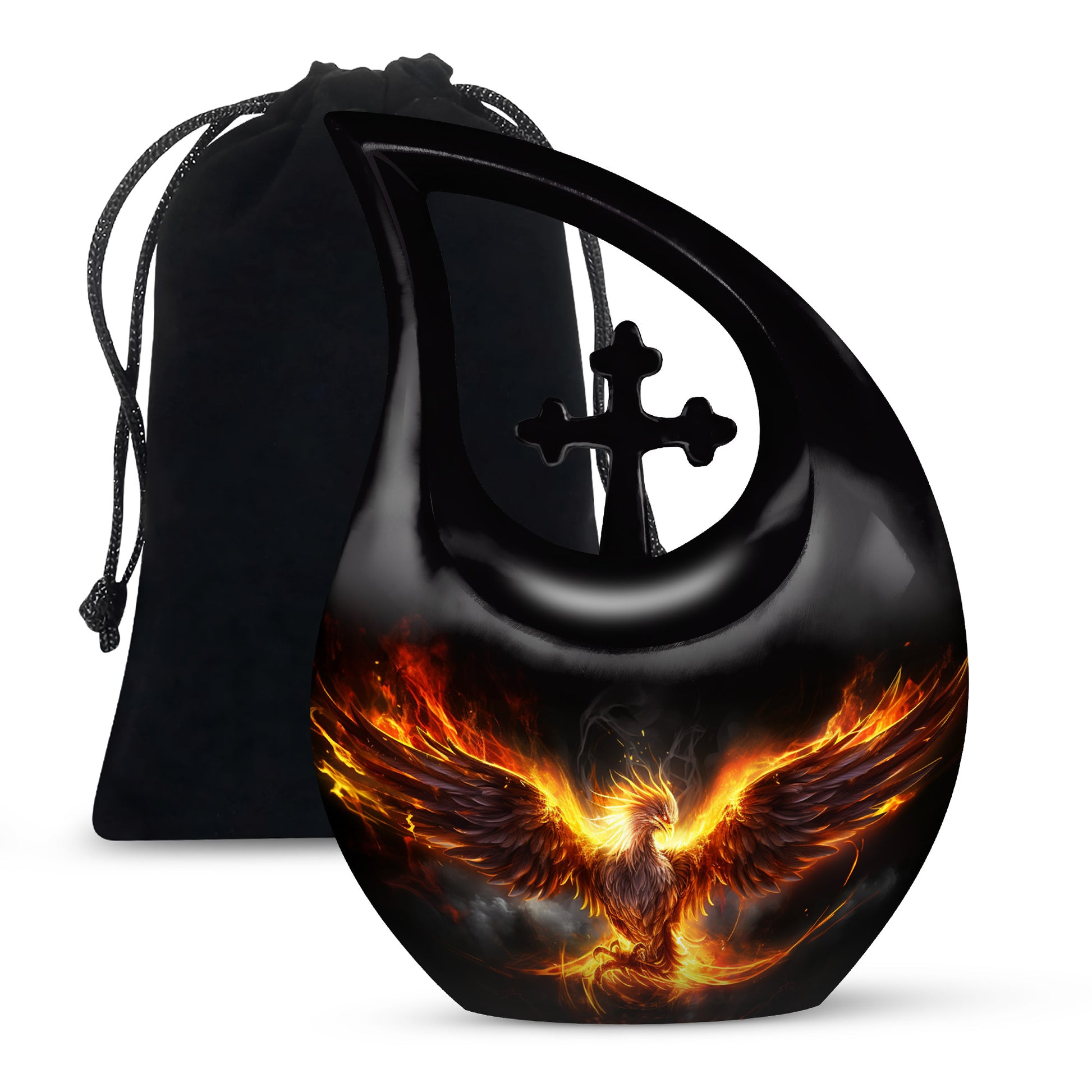 Phoenix Cremation Urn for Adult Men & Women - Urn for Human Ashes