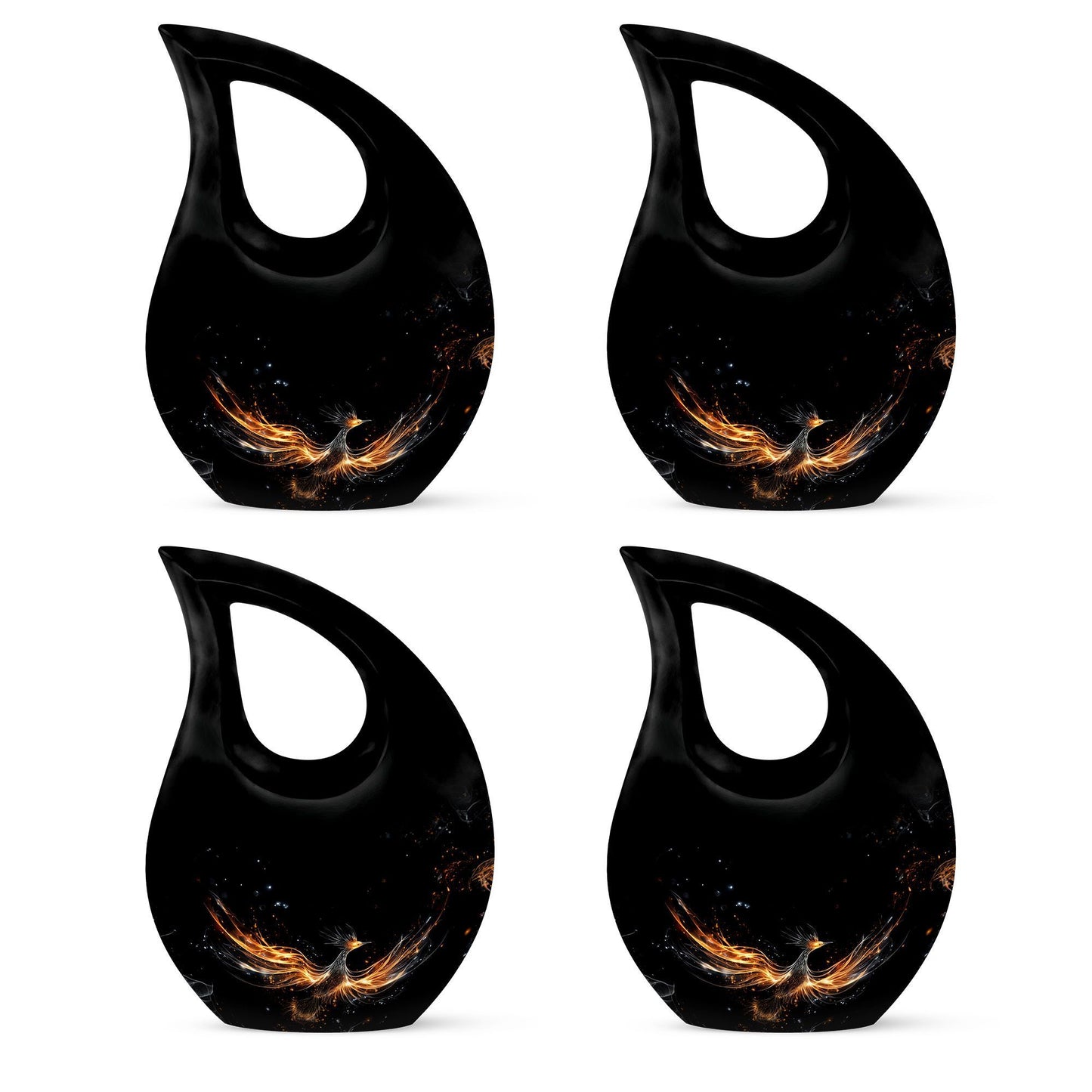 Phoenix Urn with Cross Drop design, Full Size