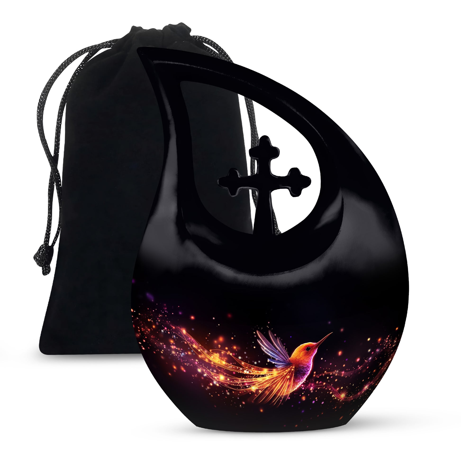 Memorial Phoenix Urn - Unique and Elegant Vase for Loved One's Ashes