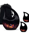 10-inch Phoenix Urn, Double Cremation Urn with Cross Drop 