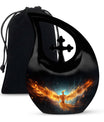 Phoenix Urn, a 10 inch Double Cremation Urn 