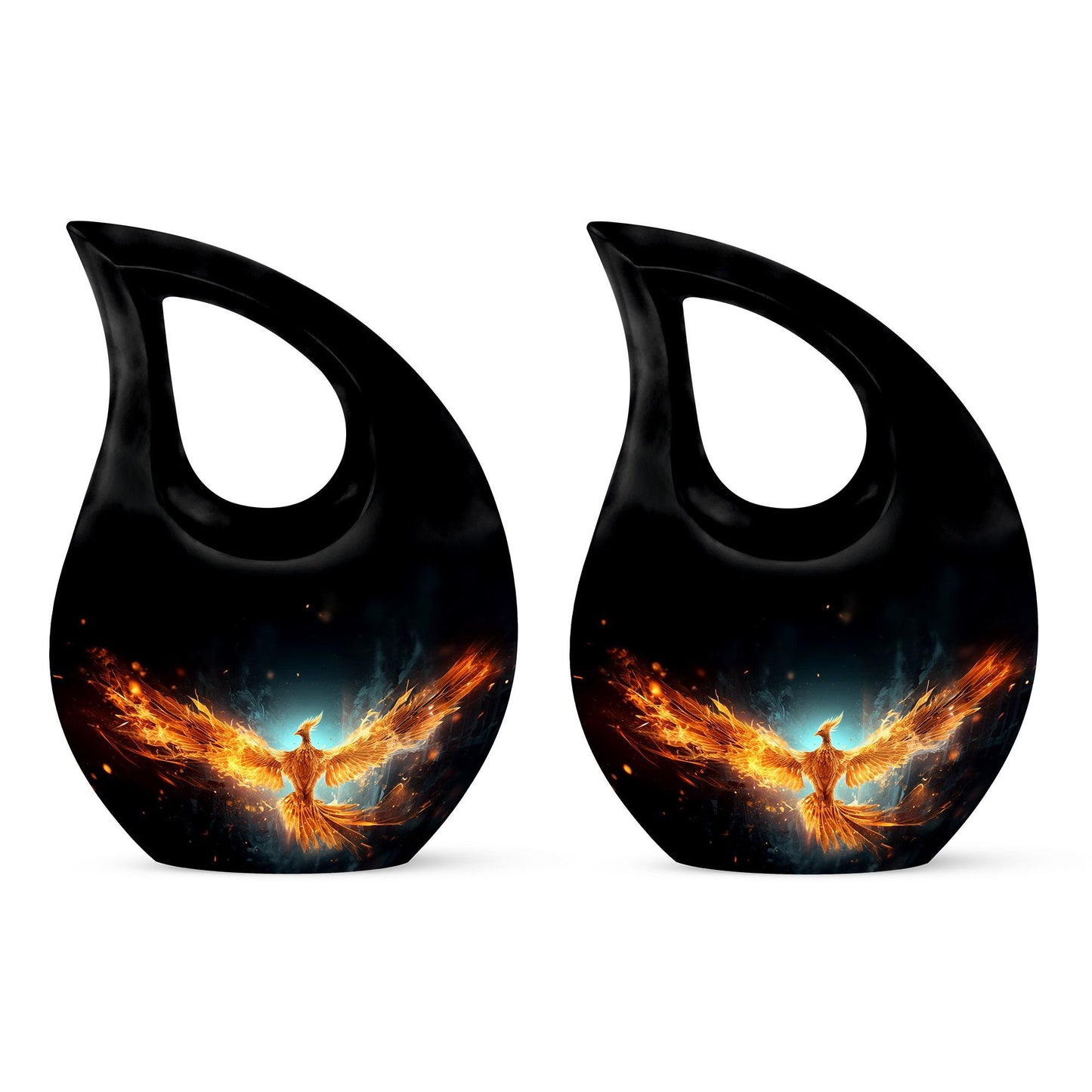 Phoenix Urn, a 10 inch Double Cremation Urn 