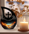 Phoenix Urn, a 10 inch Double Cremation Urn 