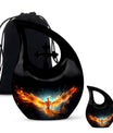 Phoenix Urn, a 10 inch Double Cremation Urn 