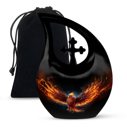 Elegant Phoenix Cremation Urn - Premium Urns for Human Ashes