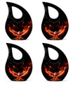 10 inch Phoenix Cremation Urn, Cross Drop design with 