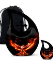 10 inch Phoenix Cremation Urn, Cross Drop design with 