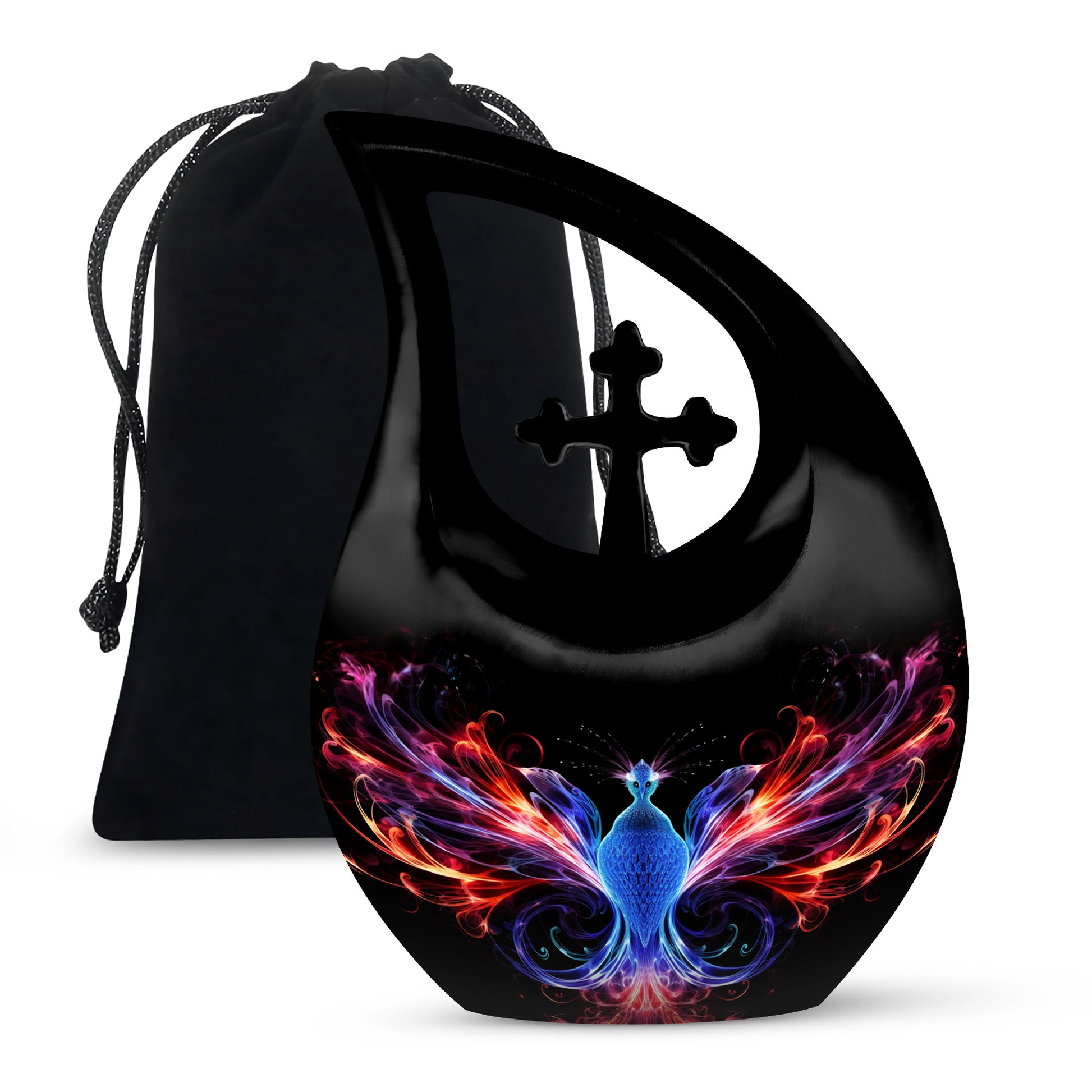 Elegant Phoenix Urn - Burial and Funeral Urns for Adult Human Ashes