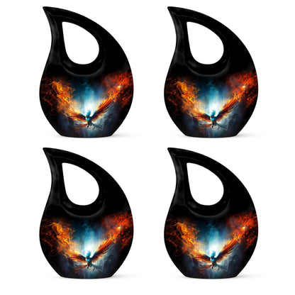 10 inch Phoenix Urn with Cross Drop design, 