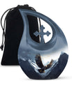 10-inch Eagle Urn with Cross Drop design, 
