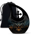 Eagle-themed Cross Drop Custom Cremation Urn,