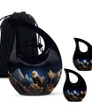10-inch Custom Eagle Urn with Cross Drop Design 