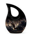 10-inch Eagle Urn with Cross Drop design,