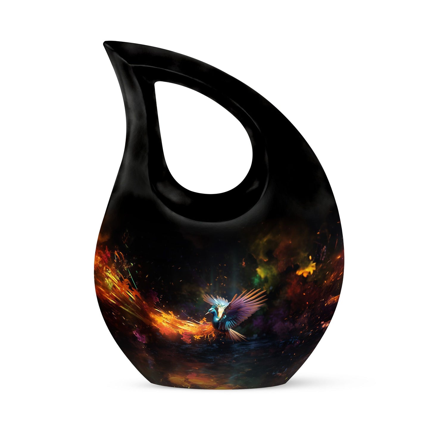 10-inch Eagle Urn with Cross Drop design for Cremation