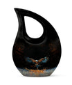 10-inch Eagle Urn, Cross Drop design cremation box 