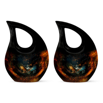 Small Urn Set of 2 -3