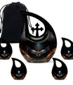 10-inch Extra Large Eagle Urn - a Cross Drop themed large, 