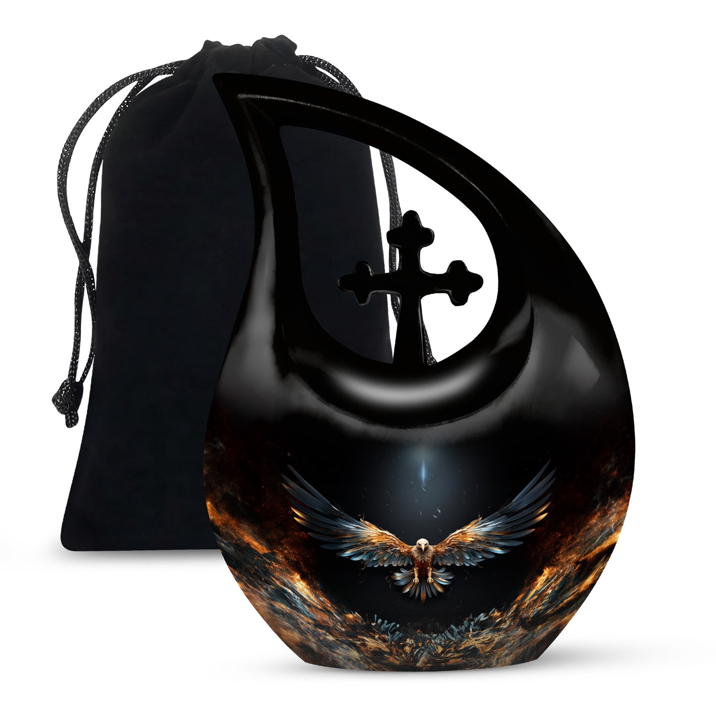 Phoenix Elegant Cremation Urn- Memorial For Male & Female
