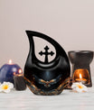 10-inch Extra Large Eagle Urn - a Cross Drop themed large, 