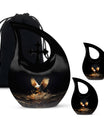 10-inch eagle theme Cross Drop urn for human ashes 