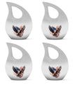 10-inch Eagle Urn with Cross Drop design, 