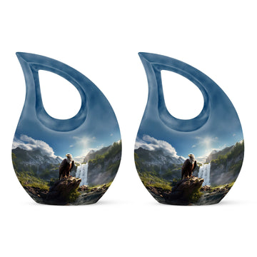 Small Urn Set of 2 -3