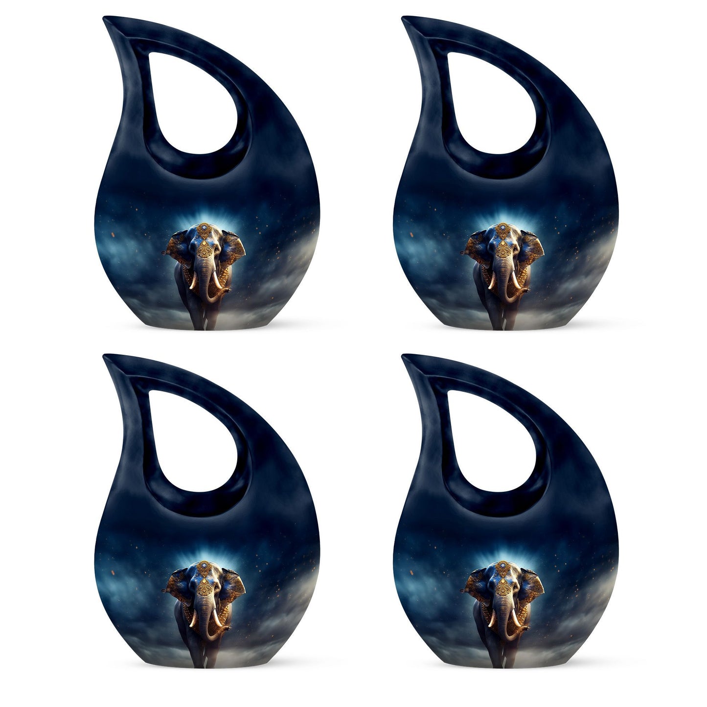 10 Inch Elephant-themed Cross Drop design Large 