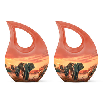 Small Urn Set of 2 -3