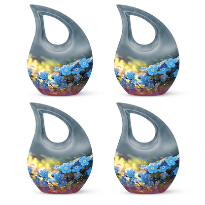 10-inch Flower Urn with Cross Drop design 