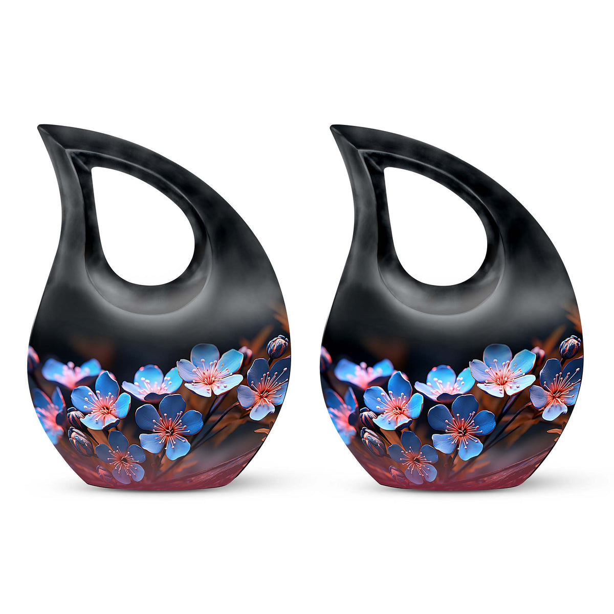 10-inch Flower Urn featuring Cross Drop design, 