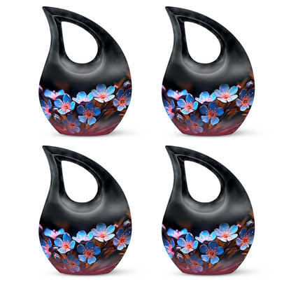 10-inch Flower Urn featuring Cross Drop design, 