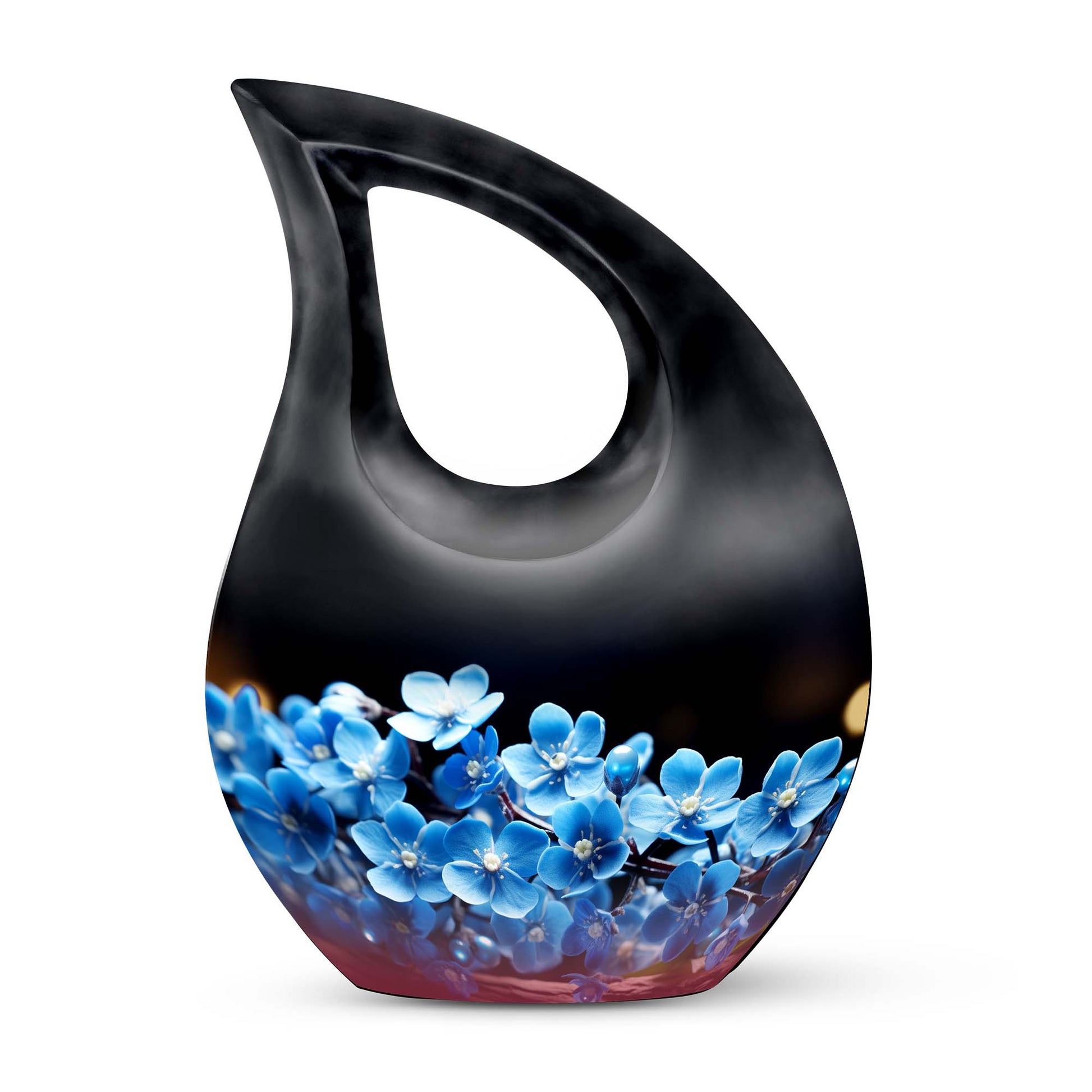 10-inch Flower Urn with Cross Drop design, for large 