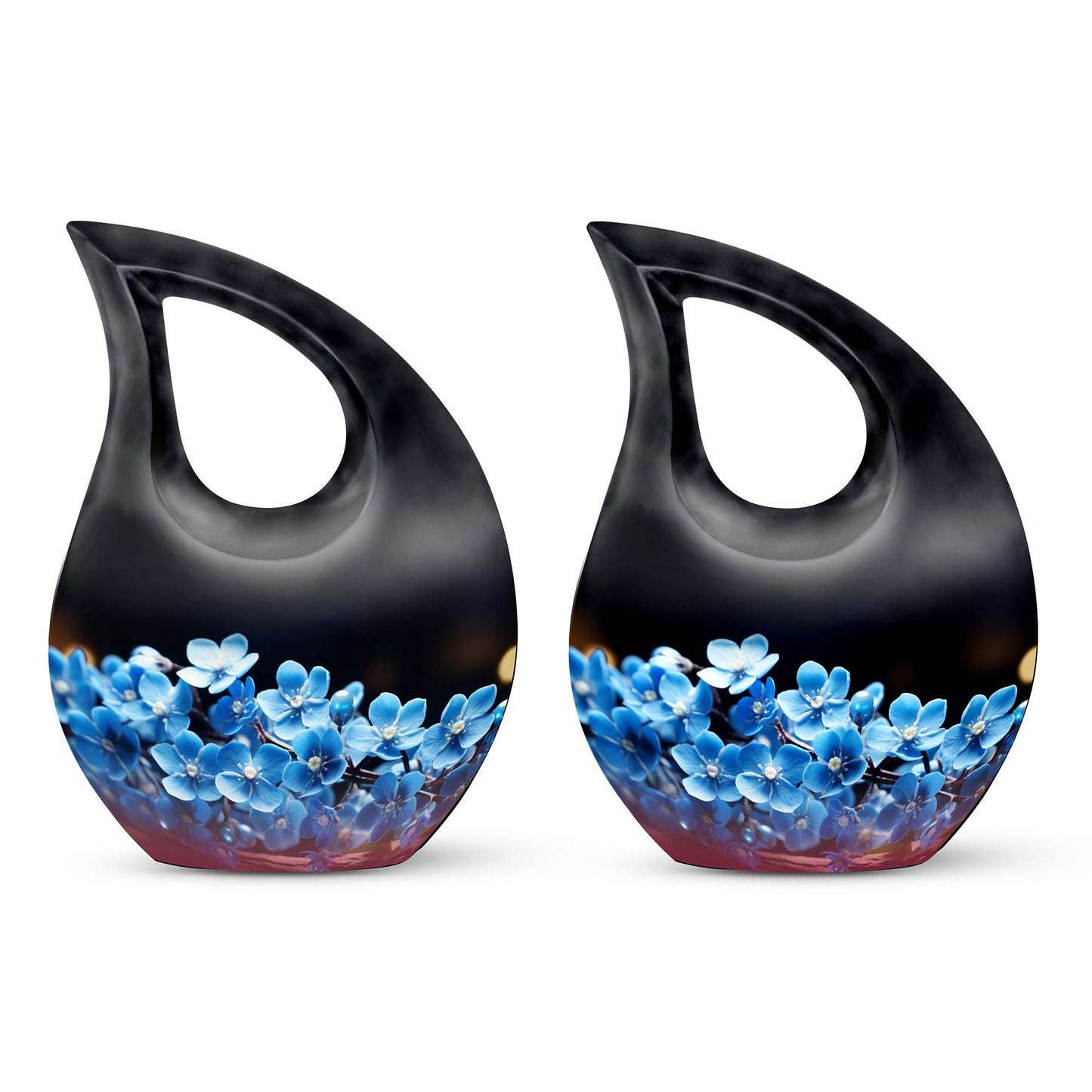 10-inch Flower Urn with Cross Drop design, for large 