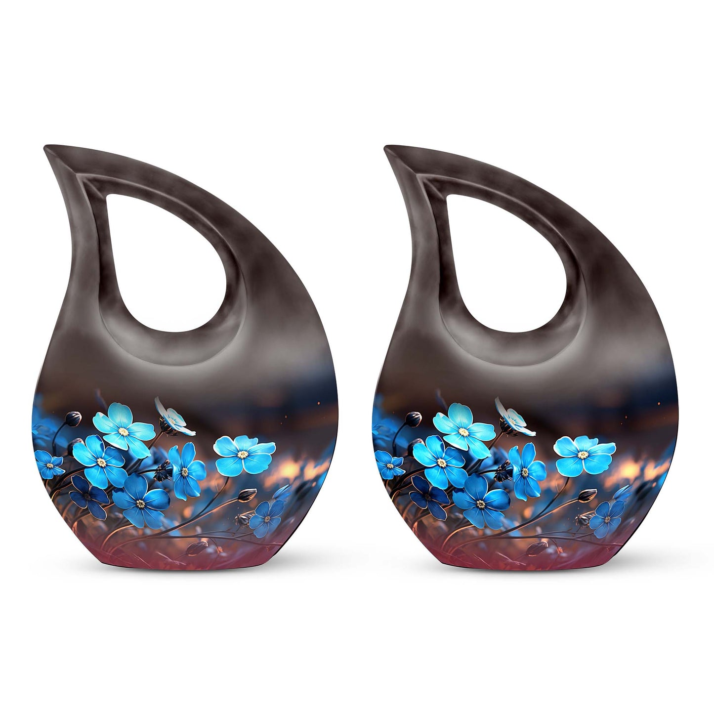 10 inch Flower Urn with Cross Drop design, idea