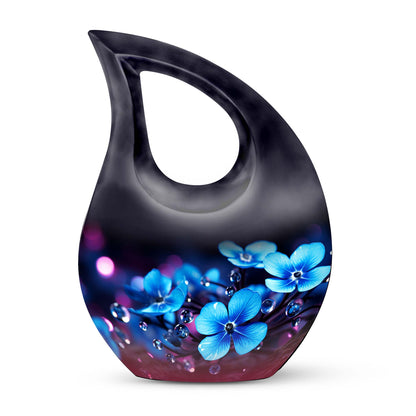 10-inch Flower Urn with Cross Drop design, suitable 
