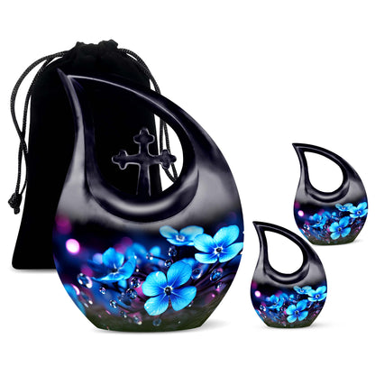 10-inch Flower Urn with Cross Drop design, suitable 