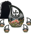 Medium-sized Lilly Flower Urn with Cross Drop design,